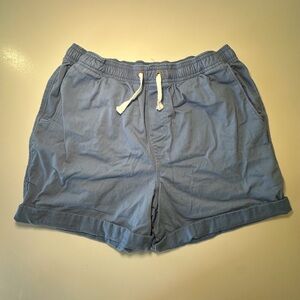 Class Club Light Blue Elastic Waist Shorts